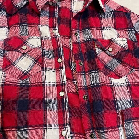 Plaid button down flannel  - Picture 2 of 7